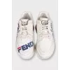 Шкіряні кросівки by Fendi x Fila