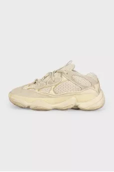 Кросівки Yeezy 500 бежевого кольору
