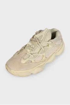 Кросівки Yeezy 500 бежевого кольору