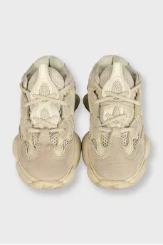 Кросівки Yeezy 500 бежевого кольору