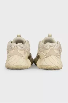 Кросівки Yeezy 500 бежевого кольору