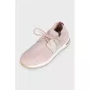 Pink Flexy Walk textile sneakers