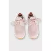 Pink Flexy Walk textile sneakers