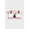 Pink Flexy Walk textile sneakers