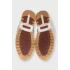 Pink Flexy Walk textile sneakers