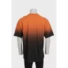 Чоловіча помаранчева футболка oversize