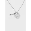 Silver pendant with a signature pendant