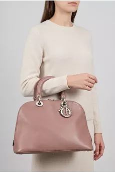 Diorissimo pink leather bag