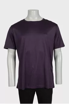 Men's purple t-shirt with tag