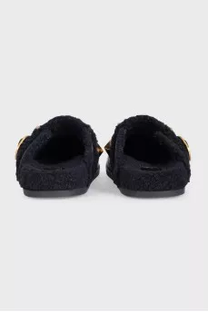 Insulated clogs with spikes