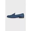 Men's shoes with braided leather