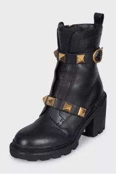 Чорні черевики Rockstud