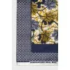 Square scarf with signature print