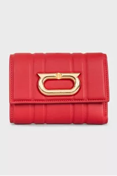 Red Matelass wallet