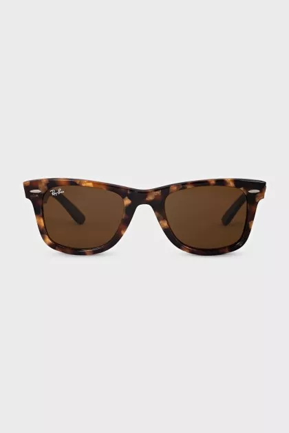 Wayfarer sunglasses with printed frames