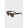 Wayfarer sunglasses with printed frames