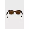 Wayfarer sunglasses with printed frames