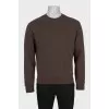 Men's sweatshirt with embroidered logo