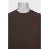 Men's sweatshirt with embroidered logo