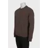 Men's sweatshirt with embroidered logo