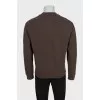 Men's sweatshirt with embroidered logo
