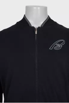 Men's zip-up tracksuit with brand logo