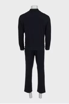 Men's zip-up tracksuit with brand logo