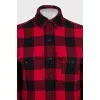Two-tone checkered shirt