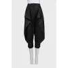 Black asymmetrical pants
