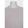 Men's straight-cut sweatshirt with logo