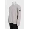 Men's straight-cut sweatshirt with logo