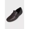 Men's loafers with branded embossing