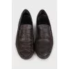 Men's loafers with branded embossing