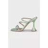 Green Naima sandals
