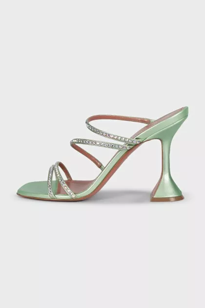 Green Naima sandals