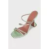 Green Naima sandals
