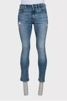Men's slim fit blue
