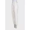 Beige balloon pants with pockets