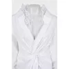 White lace shirt with tag