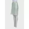 Silk skirt decorated with sequins