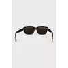Black sunglasses with wide frames