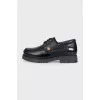 Men's leather shoes with accent details