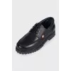 Men's leather shoes with accent details