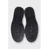 Men's leather shoes with accent details