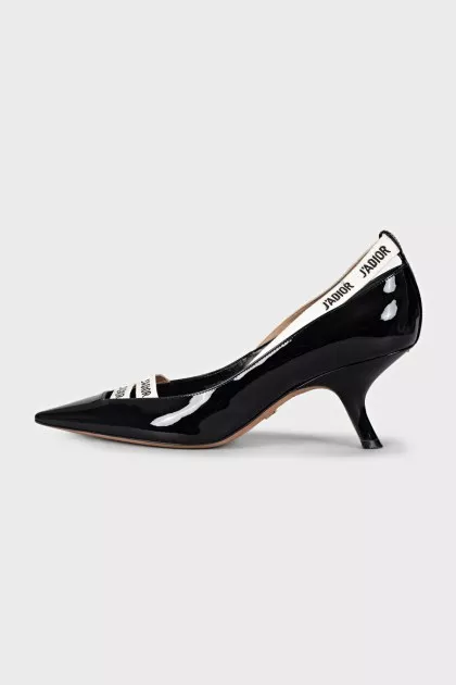 Shoes with signature J'adior inserts