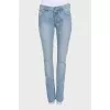 Light blue tapered jeans