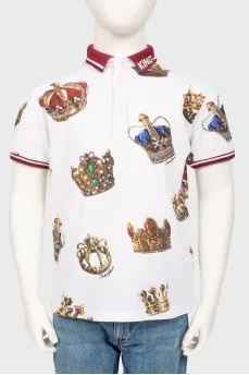 Children's polo with short sleeve
