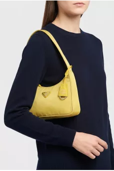 Yellow Re-Nylon Re-Edition 2000 Shoulder Bag
