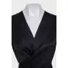 Straight blouse with ties