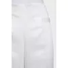 Wide-leg trousers with a side zipper
